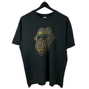 Vintage 1997 The Rolling Stones Bridges To Babylon Rock Band Shirt Size XL